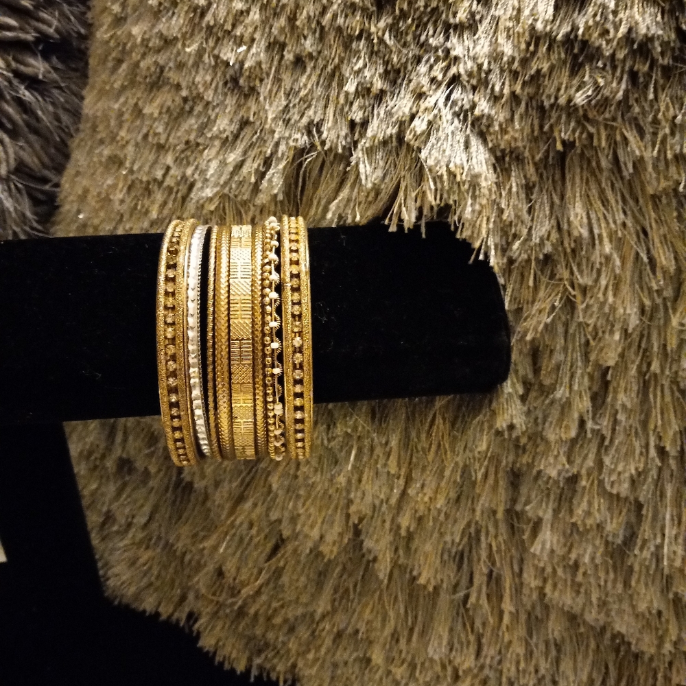 Gold bangles